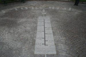 Bodensonnenuhr in Bonn