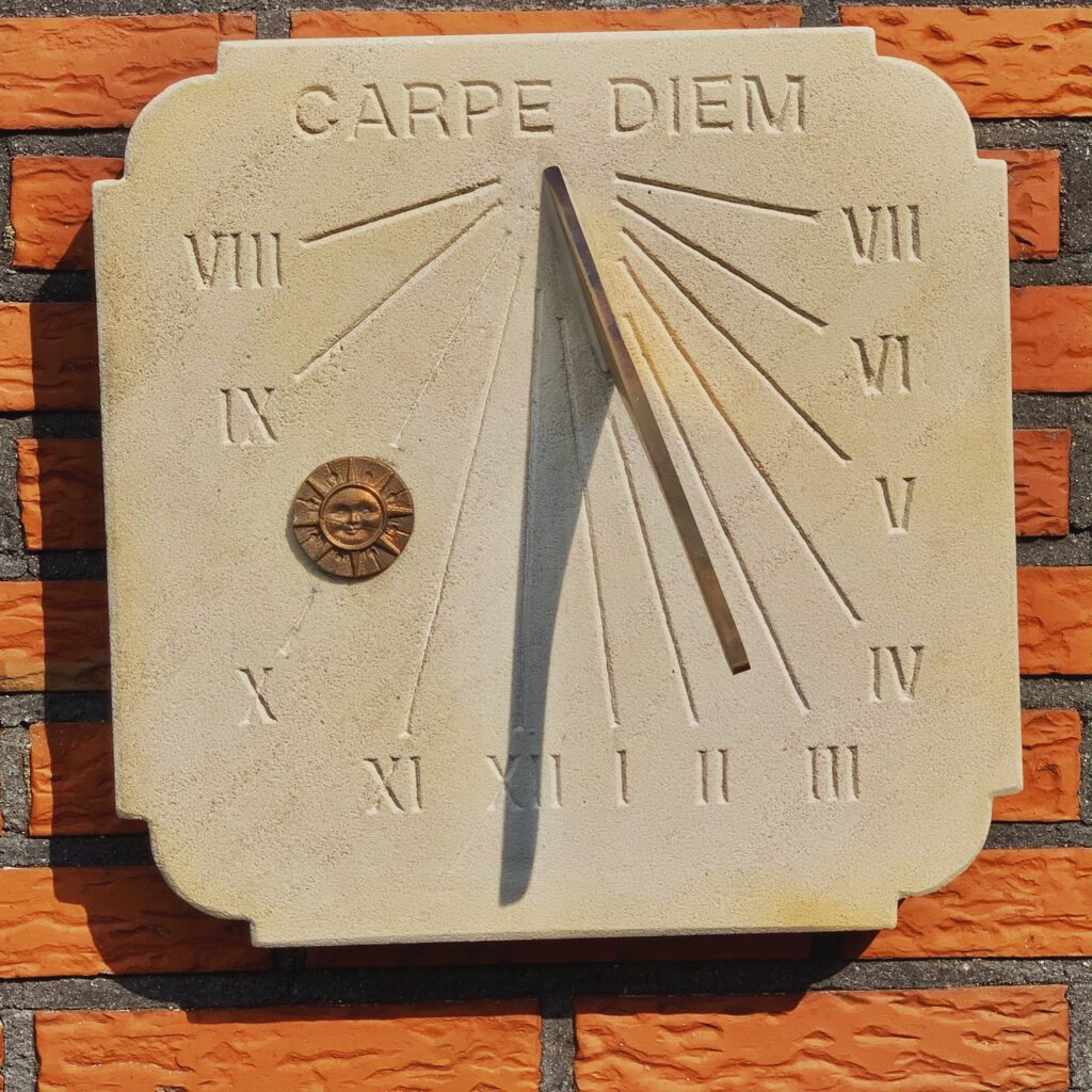 Sonnenuhr für die Wand